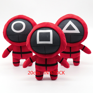 Peluche da Collezione a Forma <span class=keywords><strong>di</strong></span> Personaggio Mascherato per Alleviare Stress e Ansia - Giocattolo Morbido e Spremibile, Design Personalizzabile con Tuta Rossa - Product Image 2