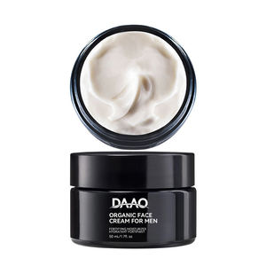 Crème hydratante pour le visage bio pour hommes avec squalane pour peaux sèches, sensibles et normales, soin du visage - Product Image 1