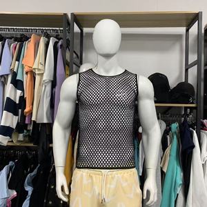 Factory Oem petto sottile modellante addome gilet da uomo Slim Fit canotta senza maniche T-Shirt Shaper canotta in Mesh da uomo - Product Image 5