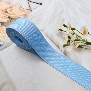 Ruban en nylon personnalisé de 30 mm d'épaisseur pour la décoration durable des vêtements, sangle de sac non élastique, motif Loge, multicolores - Product Image 2