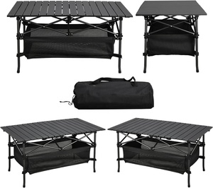 Table de camping pliable légère en aluminium avec sac de rangement - Product Image 3