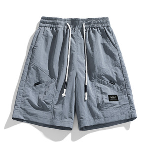 Pantalones Cortos Cargo de Secado Rápido para Hombre, Estilo Urbano Americano, para Verano y Actividades al Aire Libre, con Bolsillos - Product Image 4