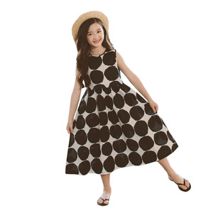 Robes de mode en coton pour mère et fille, style tablier, pour enfants, collection été, du marché chinois, pour les États-Unis - Product Image 1