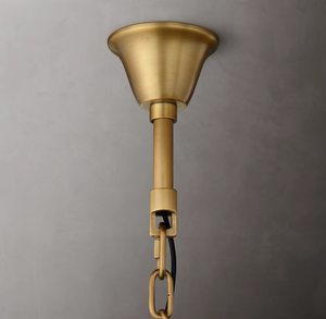 Lustre de plafond en cristal arrondi doré créatif, luminaire suspendu pour chambre, éclairage LED moderne pour hall d'hôtel, lampes LED suspendues - Product Image 2