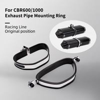 Motorcycle Modification CBR600 CBR1000 Stainless Steel Exhaust Pipe Retaining Ring Double-Sided Locking Center-Lock New Ten-Year