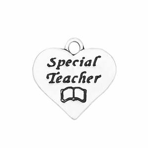 Accessoire de fabrication de bijoux en argent antique de style vintage bricolage métal Sport amour charme de gymnastique ne jamais abandonner Inspire pendentif - Product Image 4