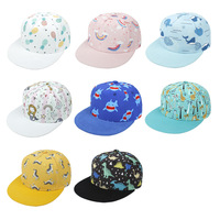 Cappello da Baseball per Bambini Wins Flying, 1 Pezzo, Etichetta Privata, Stampa Cartoon, Moda High-Street Estiva per Bambini e Bambine