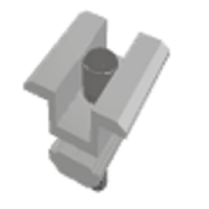 Matériau de A6005-T6 supérieure VNTECH GLOBAL Anode blanche givrée OEM/ODM nouveaux accessoires de montage de panneau solaire du Vietnam - Product Image 1