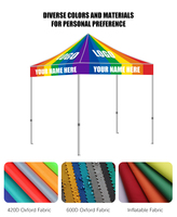 Carpa Plegable Personalizada para Exteriores de Alta Resistencia e Impermeable, 10x10 pies, 10x15 pies, 10x20 pies, Tipo Marquesina para Ferias Comerciales Automotrices