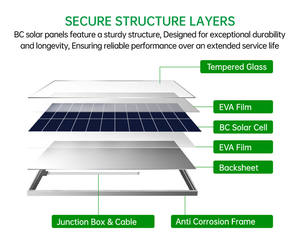 Petit panneau solaire haute <span class=keywords><strong>efficacité</strong></span> taille 50w100w 150W 180W 200W 250W panneau solaire avec 25 ans de durée de vie avec TUV/CE/ISO9001 - Product Image 5