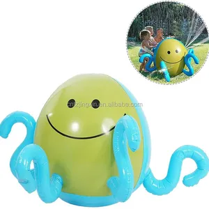 Custom Factory octopus sprinkler inflat gigantesco pallone da spiaggia con stampa di marchio per il Divertimento per I Bambini Prato