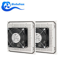 Ventilateur axial Holafan AC 230V avec auto-circulation, filtre à air IP54 pour équipement de communication et armoire électrique