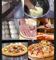Exportation de fours à pizza en briques cuits au bois de la plus haute qualité, four à pizza italien de 450 degrés pour restaurant