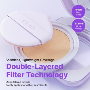 Fondotinta Cushion Oil-Free For Kill Cover Mesh 23N Ginger, Copertura Totale, Effetto Blur Pori, Finitura Semi-Mattificante Uniformante per Tutti i Tipi di Pelle Grassa - Product Image 4