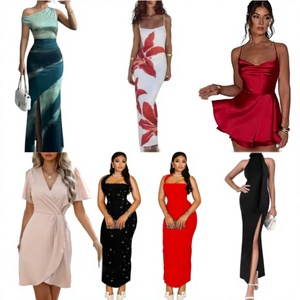 Robe mini vintage 2026 Tttn en satin tissé uni, col roulé, coupe ajustée, taille naturelle, manches longues pour femme, design haut de gamme - Product Image 1