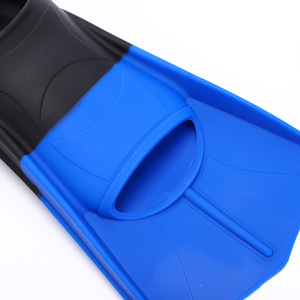 Dive Flippers Swimming Training Fins Full Foot Food Grade Silicone Red Adult Freestyle Equipment - Product Image 3