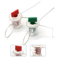 Sceau de sécurité anti-effraction en fil torsadé de 20 cm en polycarbonate/PP pour compteurs électriques et d'eau