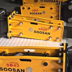 SOOSAN SB43 TOP Type Hydraulic Breaker Engine Motor 6-9 Tons 1 Year Warranty Wooden <b>Crate</b> Packing 75mm - Product Image 1
