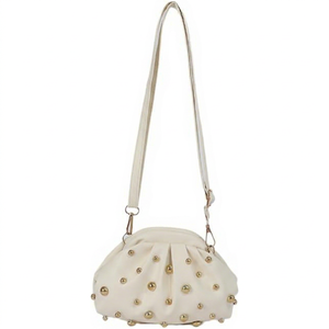Women's Custom Brand for Rhinestone Shoulder Bag Pleated Crossbody Purse Chain Strap Fashion <b>Handbag</b> for Party - Product Image 1