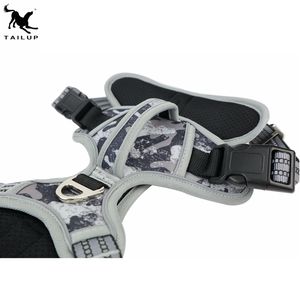 調節可能な引き無し反射パッド入りクイックリリース犬用ベストハーネスソフト垂直ハンドルポリエステル - Product Image 4