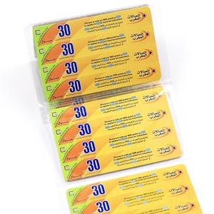 Tarjeta prepagada de papel personalizada Diseño gratuito Recarga de recarga Número de PIN para rascar para África - Product Image 6