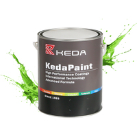 Peinture de finition automobile Keda, haute brillance, résistante aux UV, peinture acrylique 2K pour la réparation de carrosserie automobile, peinture en aérosol