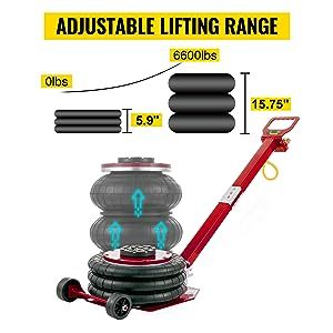 3ton Small <strong>Air</strong> <strong>Jack</strong> <strong>Bag</strong> <strong>Car</strong> Repair Inflatable Bladder <strong>Jack</strong> with Long Adjustment Hand Premium <strong>Car</strong> <strong>Jacks</strong> - Product Image 3