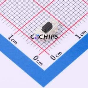 HX TS3635CAZJ-0.6 250gf Tactile Switch SMD,7.7x4.3mm Switch Single Pole Single Throw Square Button 2.5N Horizontal Mount - Product Image 1