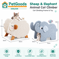 Arbre à chat et lit pour chat combinés, universels toutes saisons, durables, avec griffoir en sisal, peu encombrants, petit jouet pour chat, style mignon, origine Chine