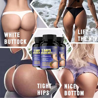 SUNI Marque Privée Capsules Grossissement Hanches Fesses à Base de Plantes en 3 Jours, Capsules d'Amélioration de la Hanche pour Rehausser et Raffermir les Grandes Hanches