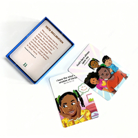 Tarjetas de Afirmaciones Motivacionales para Niños, Diseño Personalizado al por Mayor, Exhibidor de Cartón Arqueado, Tamaño Personalizado, Incentivo Positivo Diario