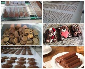 Máquina para hacer moldes de dulces de Chocolate compuesto Selmi, línea de fundición de moldes de trufa y barra de caramelo completamente automática - Product Image 4