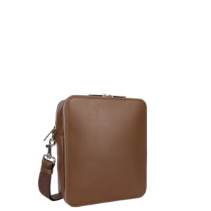 Custom Oem Odm logo UV stampa borse a tracolla in pelle da uomo di alta qualità marrone viaggi d'affari di lusso borse da ufficio in pelle per gli uomini - Product Image 2