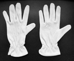 Găng Tay Làm Việc Bằng Cotton Trắng YULAN TC204 Găng Tay Nghi Thức Chỉ Huy Trình Điều Khiển Diễu Hành Găng Tay Ba Gân - Product Image 3