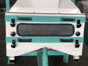 เครื่องแยกหินออกจากเมล็ดพืชสำหรับการแปรรูปในฟาร์ม เครื่องกรองลมแยกหินสำหรับทำความสะอาดข้าวสาลี ข้าวโพด และถั่วเหลือง - Product Image 5