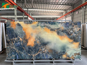 หินสังเคราะห์หรูหรา <span class=keywords><strong>Pandora</strong></span> แผ่นหินเผาขนาดใหญ่สำหรับตกแต่งผนังโรงแรม ห้องนั่งเล่น แผ่นหินเผา - Product Image 1