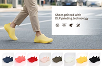Chaussures de sport élégantes en résine imprimée en 3D, semelle ultra-fine et légère, respirantes, baskets athlétiques, chaussures de marche décontractées