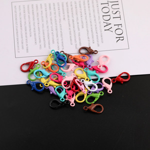 Hebilla de langosta esmaltada de colores de 14 mm, conector de metal para la fabricación de pulseras, accesorios de joyería DIY - Product Image 2