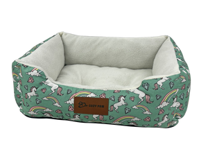 Hete Verkoop Goedkope Rechthoek Huisdier Slaap Pluche Bedden Hond Polyester Vullen Effen Patroon Machine Wasbaar Milieuvriendelijk - Product Image 4