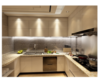 Îlot de cuisine personnalisé, écologique, durable, moderne, modulaire, ignifuge, avec comptoir en granit artificiel, robinet et tiroir