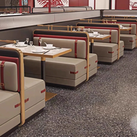 Mobilier de restauration commercial de haute qualité OEM ODM, table et chaises modulaires pour cafétéria, bar, stand à café, restaurant