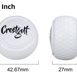 Balle de <span class=keywords><strong>golf</strong></span> plate neuve pour entraînement en intérieur/extérieur - Sarin Surlyn & Caoutchouc synthétique deux pièces 35g - Product Image 2