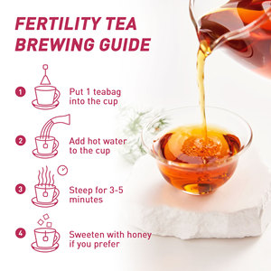 Thé de fertilité naturel à base d'ingrédients herbacés sains pour femmes, en sachet - Product Image 6