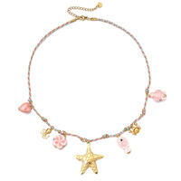 Ocean Series Colgante Collar Multi Charm Bohemian Ocean Collar