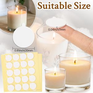 Kit per la creazione di candele: Adesivi per stoppini, Adesivi bifacciali con coda piccola, Adesivi a cera calda per forniture per la creazione di candele - Product Image 4