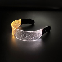 Barres lumineuses LED colorées à piles pour discothèques et lunettes ciel étoilé