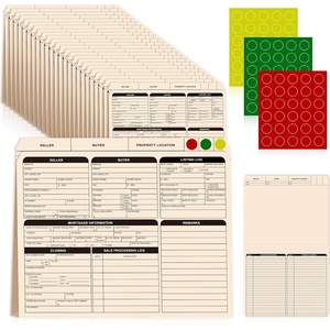 Carpeta Personalizada para Anuncios Inmobiliarios, Lista Preimpresa para Agentes Inmobiliarios, Material Resistente, Tamaño Carta, 210 GSM, Cartulina Manila - Product Image 1