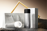 Bouteille d'eau thermos de luxe haut de gamme avec doublure intérieure sans soudure, maintien de la chaleur 24h, écologique pour l'extérieur/le bureau
