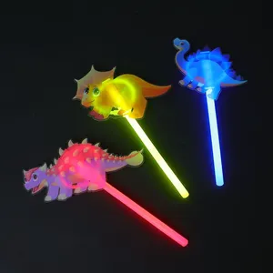 Wholesale Concert Party Supplies Glow In The Dark Sticks Glow Dinosaur Wand For Clothes Party Favors