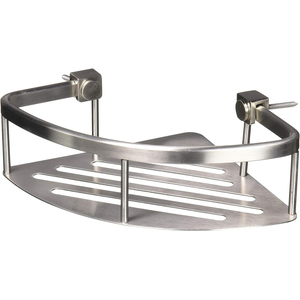 Étagère d'angle murale en satin de 8 pouces pour salle de bain, panier <span class=keywords><strong>à</strong></span> <span class=keywords><strong>savon</strong></span>, étagère de <span class=keywords><strong>douche</strong></span>, support de rangement suspendu, <span class=keywords><strong>porte</strong></span>-<span class=keywords><strong>savon</strong></span> – Facile <span class=keywords><strong>à</strong></span> utiliser - Product Image 3